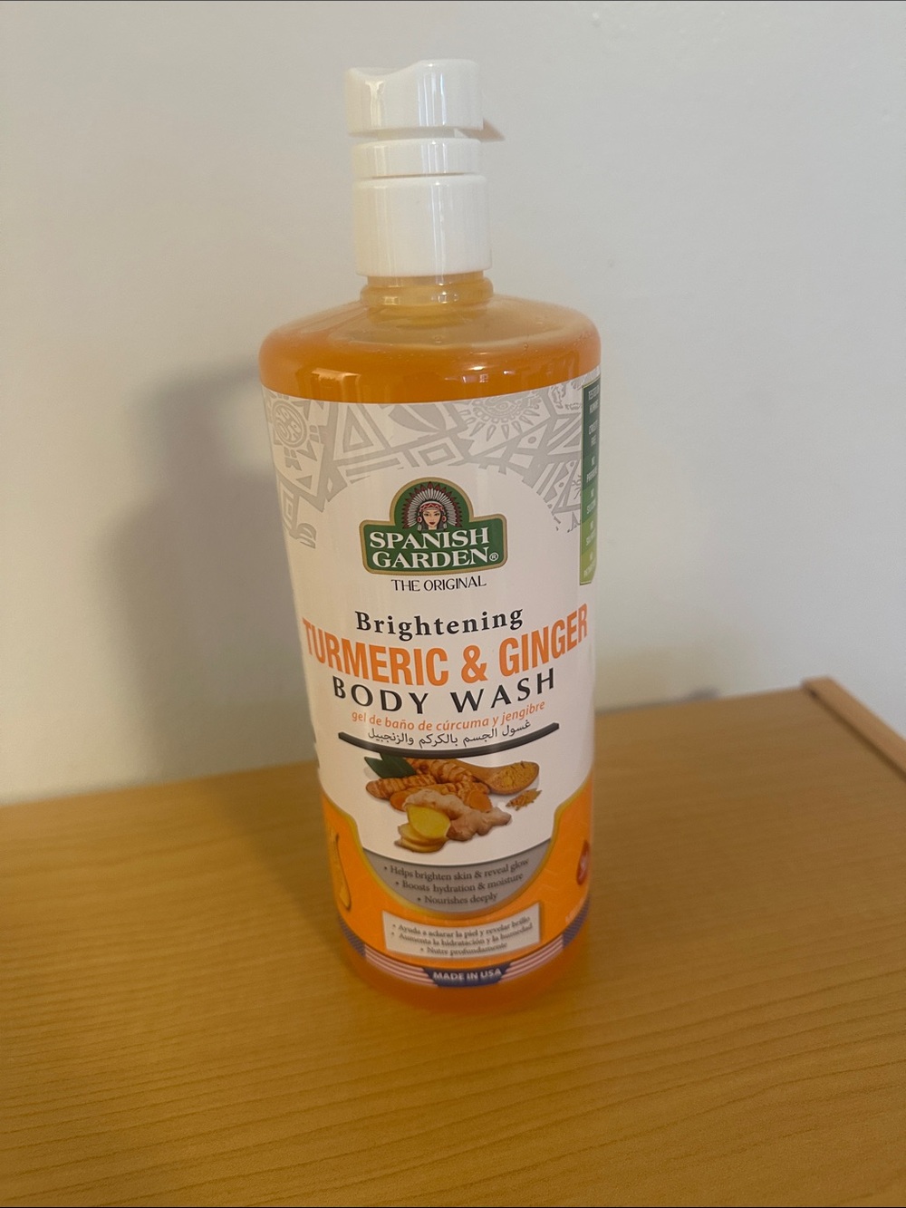 Brightening Turmeric & Ginger Body Wash - Orange